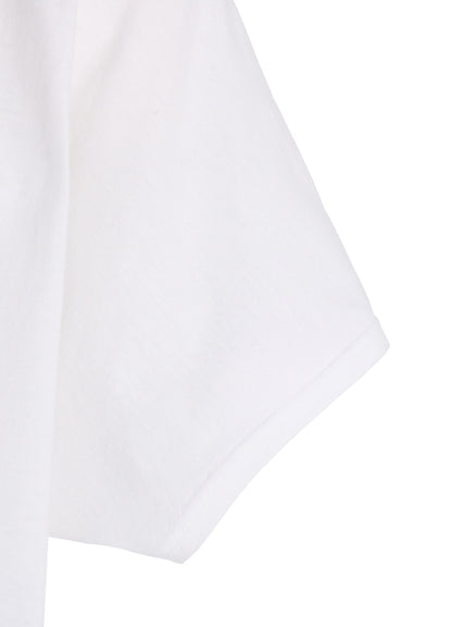 30/1 COMBED ASYMMETRIC COLLAR PULLOVER