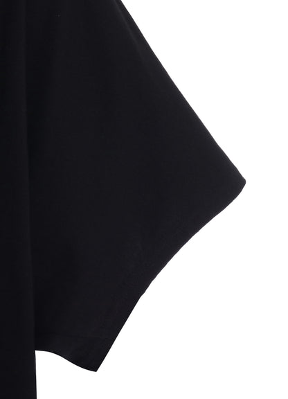 30/1 COMBED ASYMMETRIC COLLAR PULLOVER