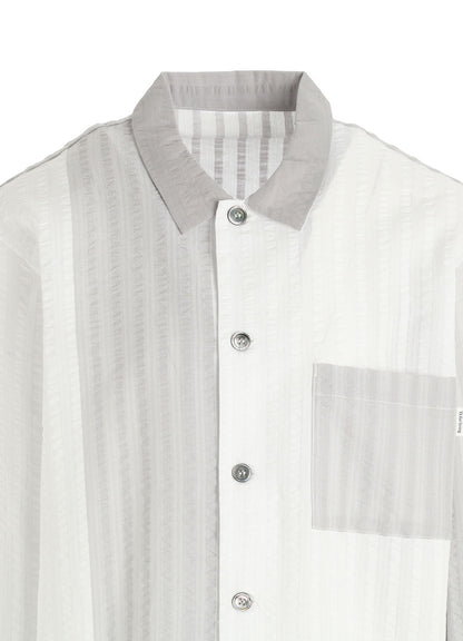 COTTON SEERSUCKER PAJAMAS (L)