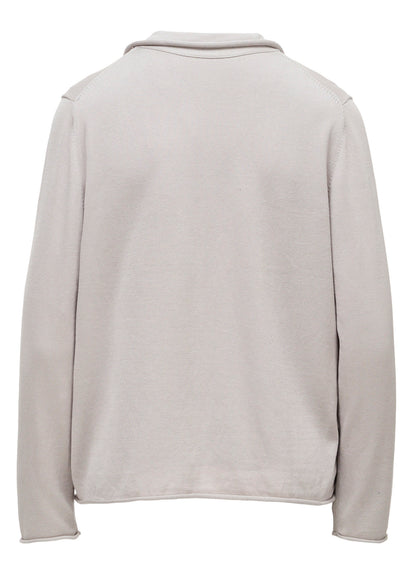 COTTON CELLULOSE KNIT CARDIGAN