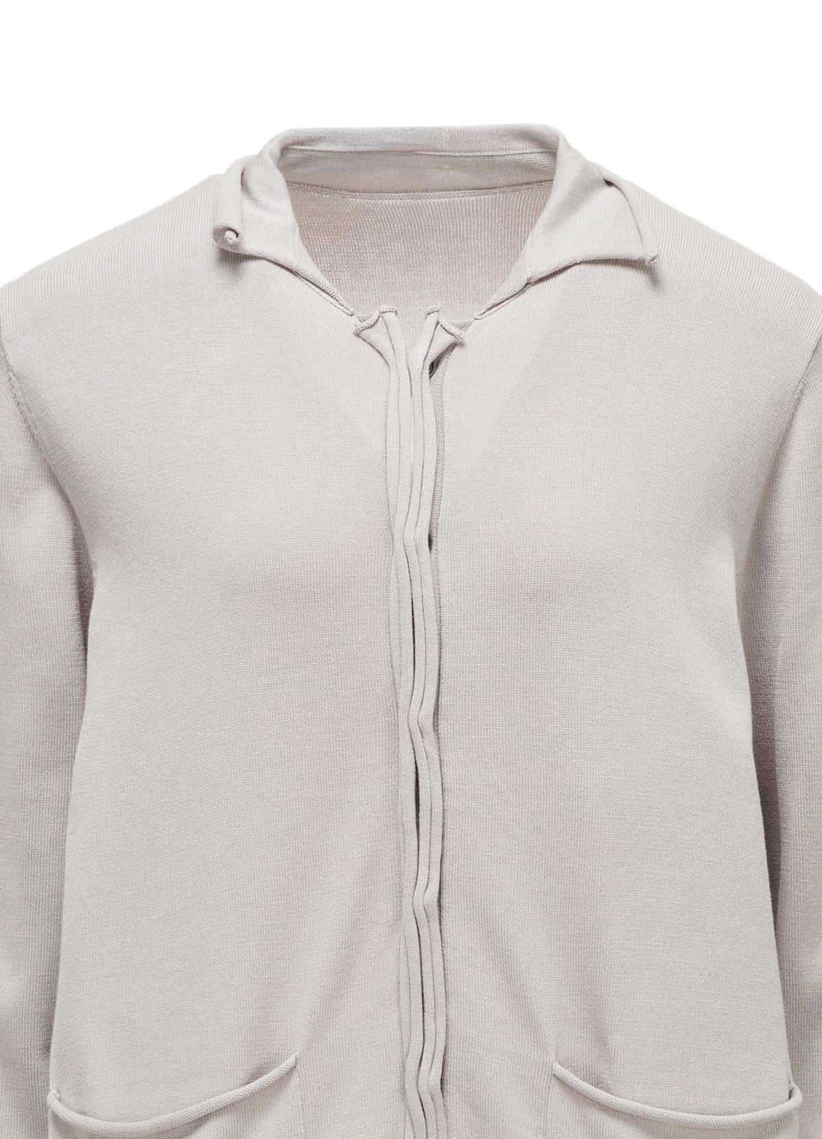 COTTON CELLULOSE KNIT CARDIGAN
