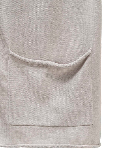 COTTON CELLULOSE KNIT CARDIGAN