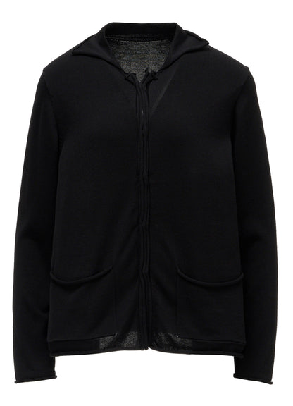 COTTON CELLULOSE KNIT CARDIGAN
