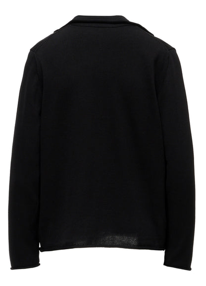 COTTON CELLULOSE KNIT CARDIGAN