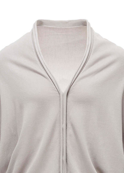 COTTON CELLULOSE KNIT GILET