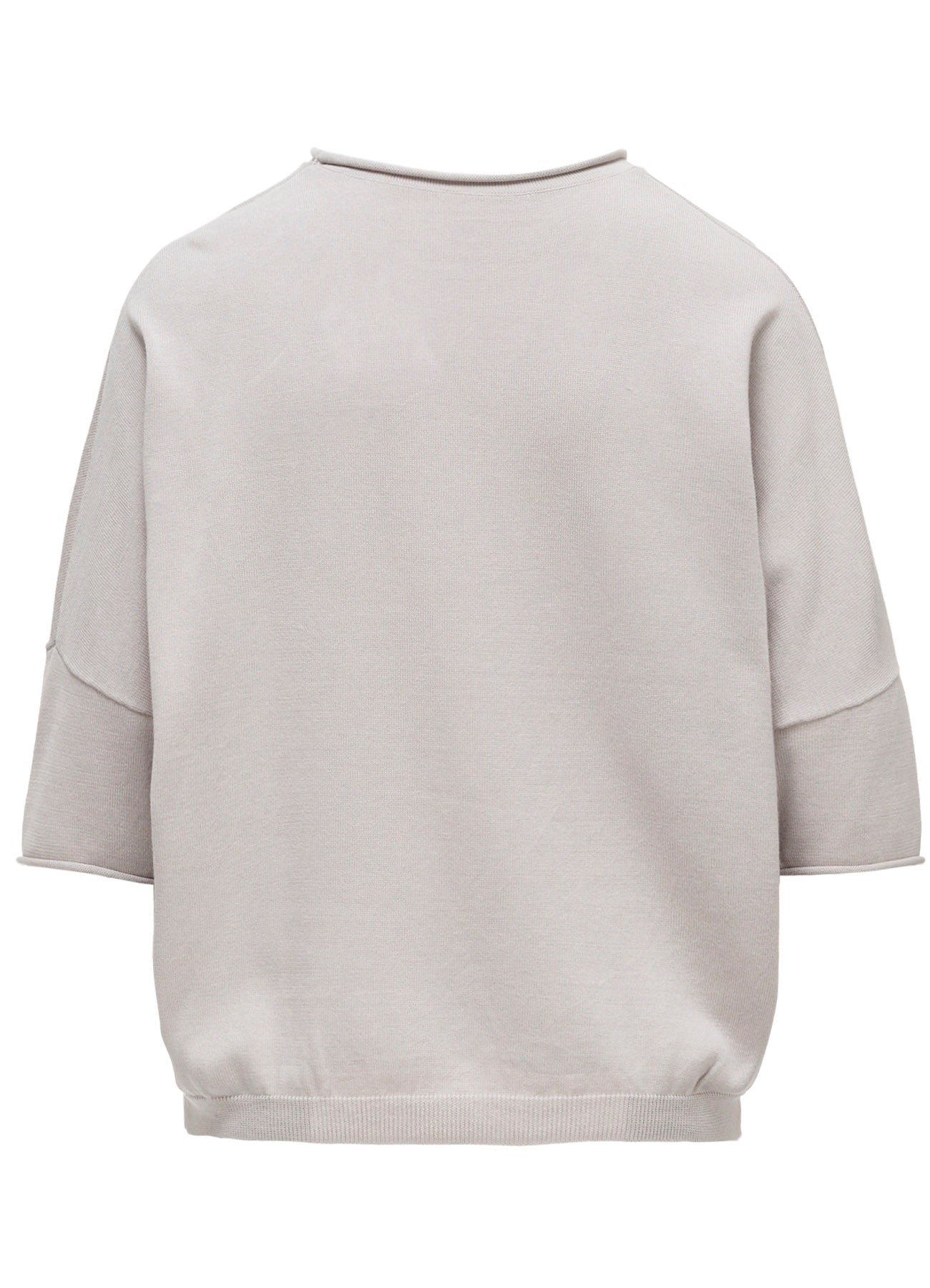COTTON CELLULOSE KNIT PULLOVER