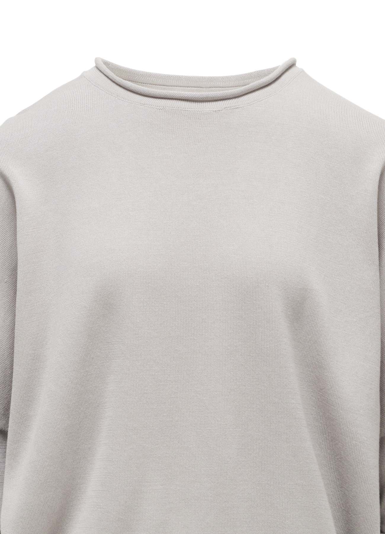 COTTON CELLULOSE KNIT PULLOVER