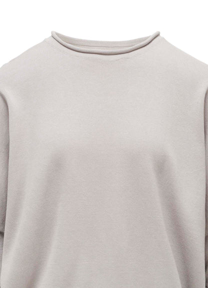 COTTON CELLULOSE KNIT PULLOVER