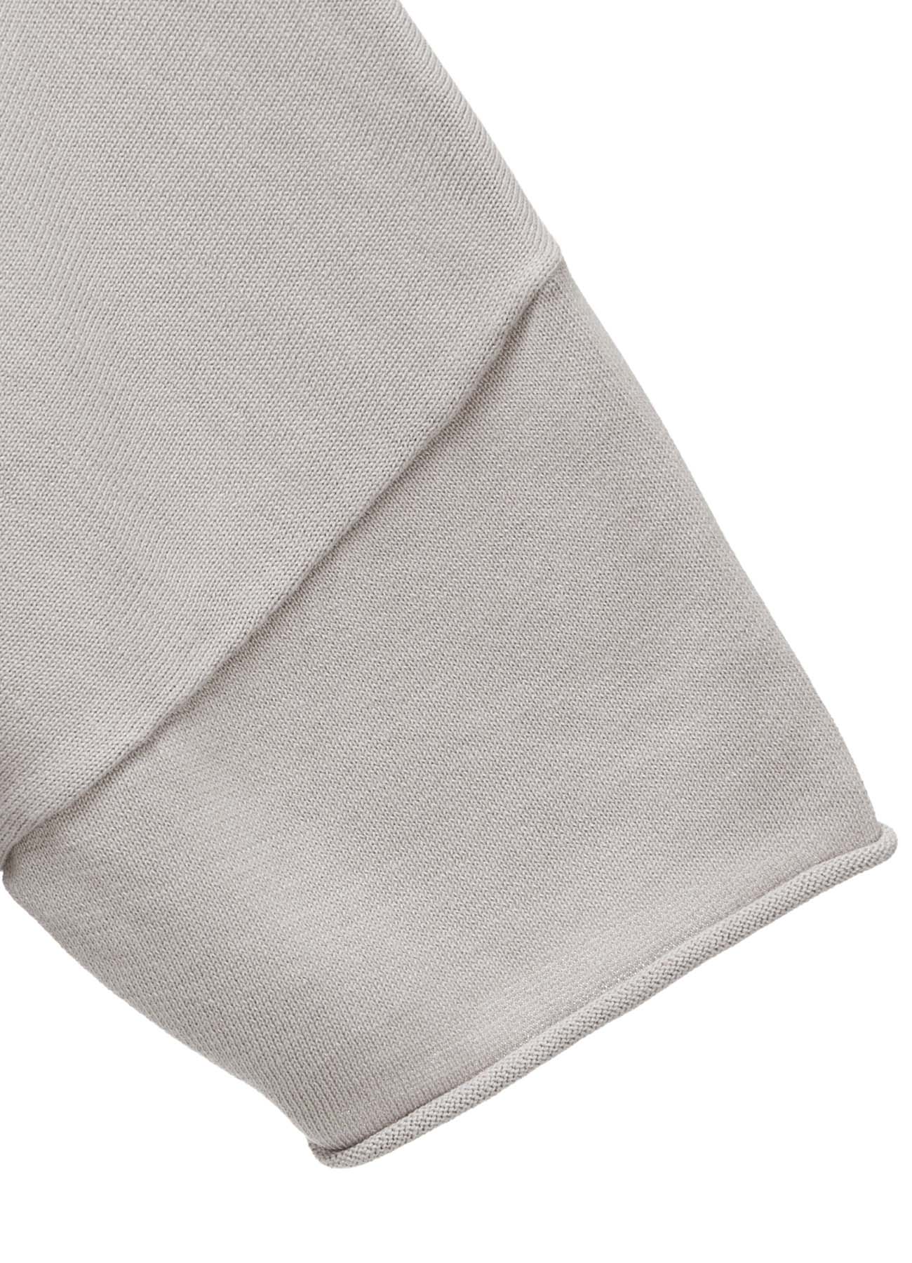COTTON CELLULOSE KNIT PULLOVER