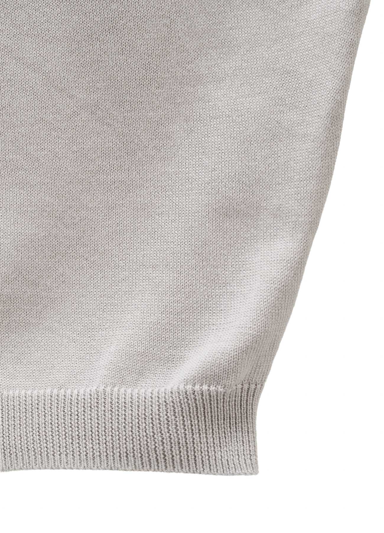 COTTON CELLULOSE KNIT PULLOVER