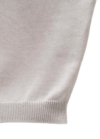 COTTON CELLULOSE KNIT PULLOVER