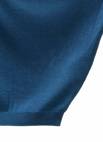 COTTON CELLULOSE KNIT PULLOVER
