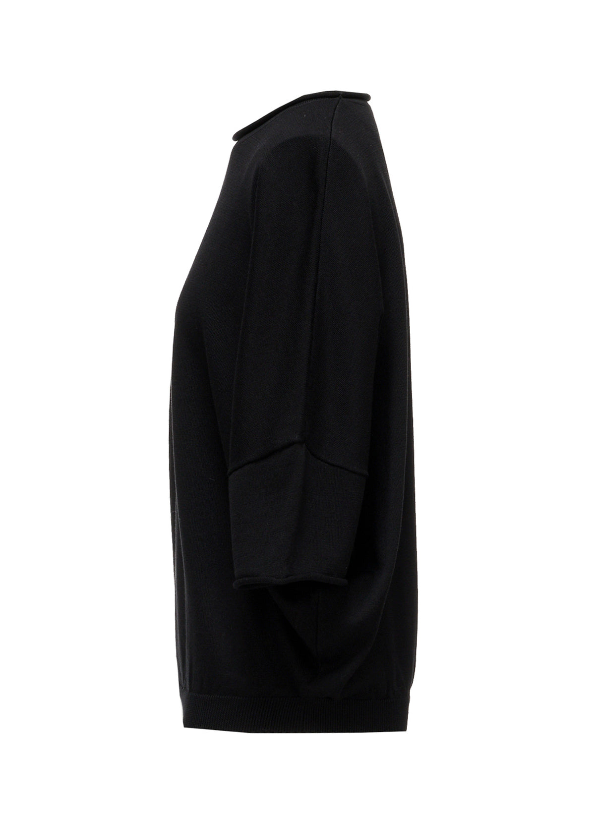 COTTON CELLULOSE KNIT PULLOVER