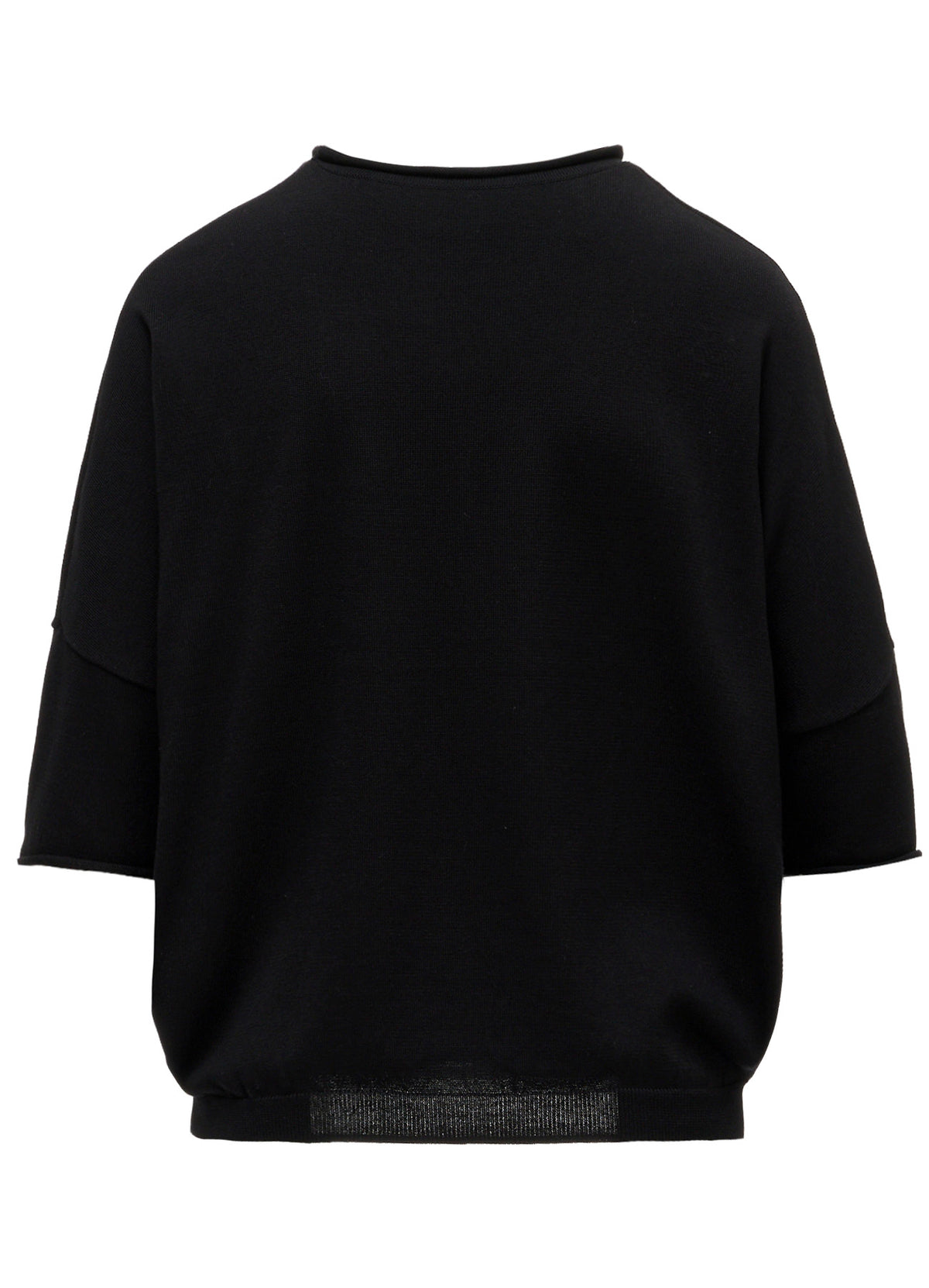 COTTON CELLULOSE KNIT PULLOVER
