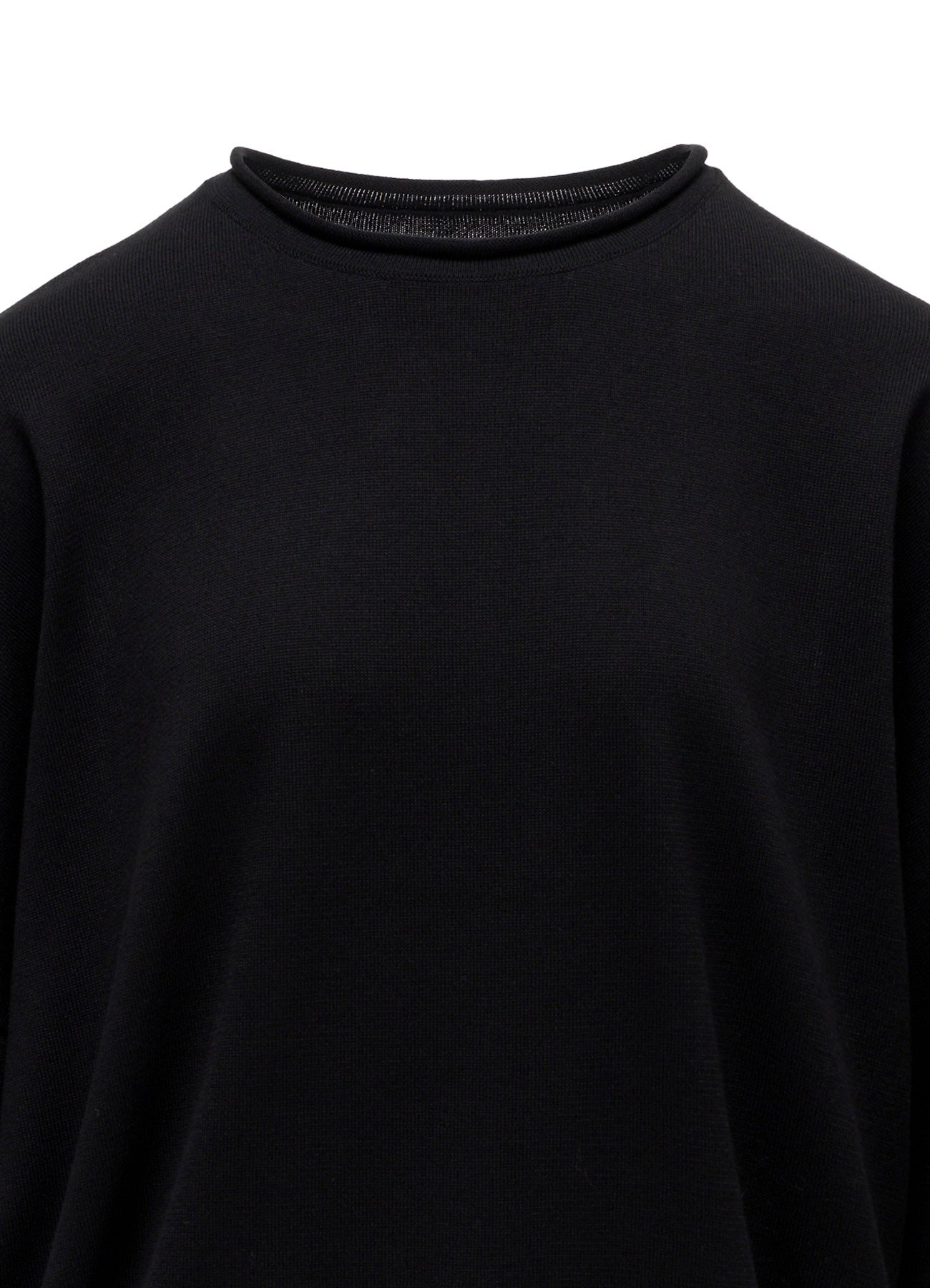 COTTON CELLULOSE KNIT PULLOVER
