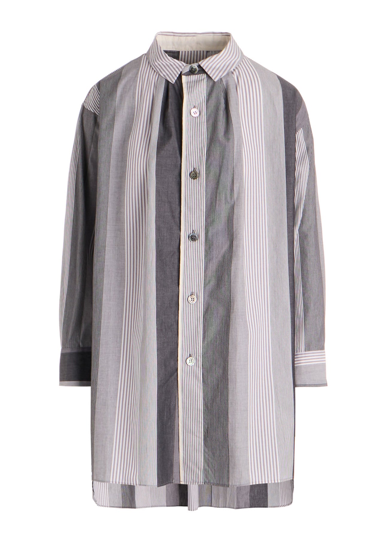 STRIPE SWITCHING SHIRT
