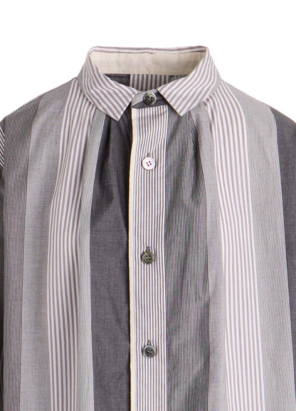 STRIPE SWITCHING SHIRT