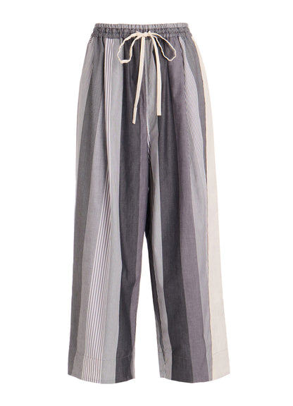 STRIPE SWITCHING PANTS