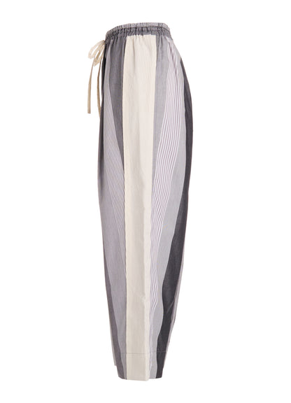 STRIPE SWITCHING PANTS