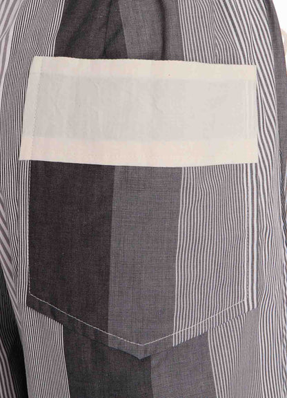 STRIPE SWITCHING PANTS