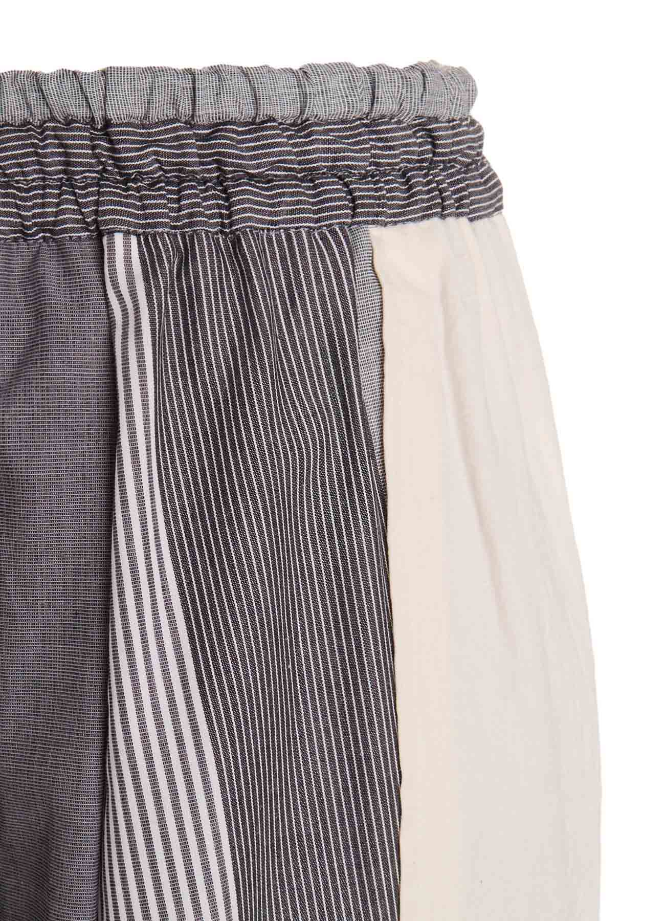 STRIPE SWITCHING PANTS
