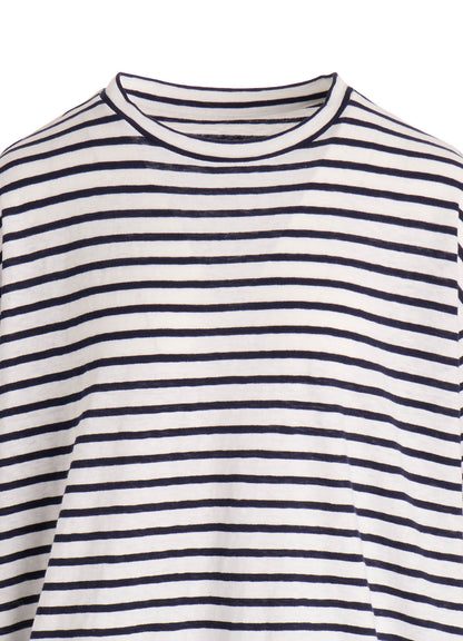 SOFT COTTON JERSEY BORDER SHORT SLEEVE SHIRT