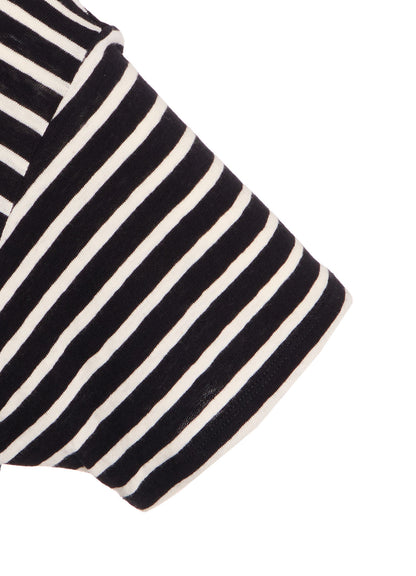 SOFT COTTON JERSEY BORDER SHORT SLEEVE SHIRT