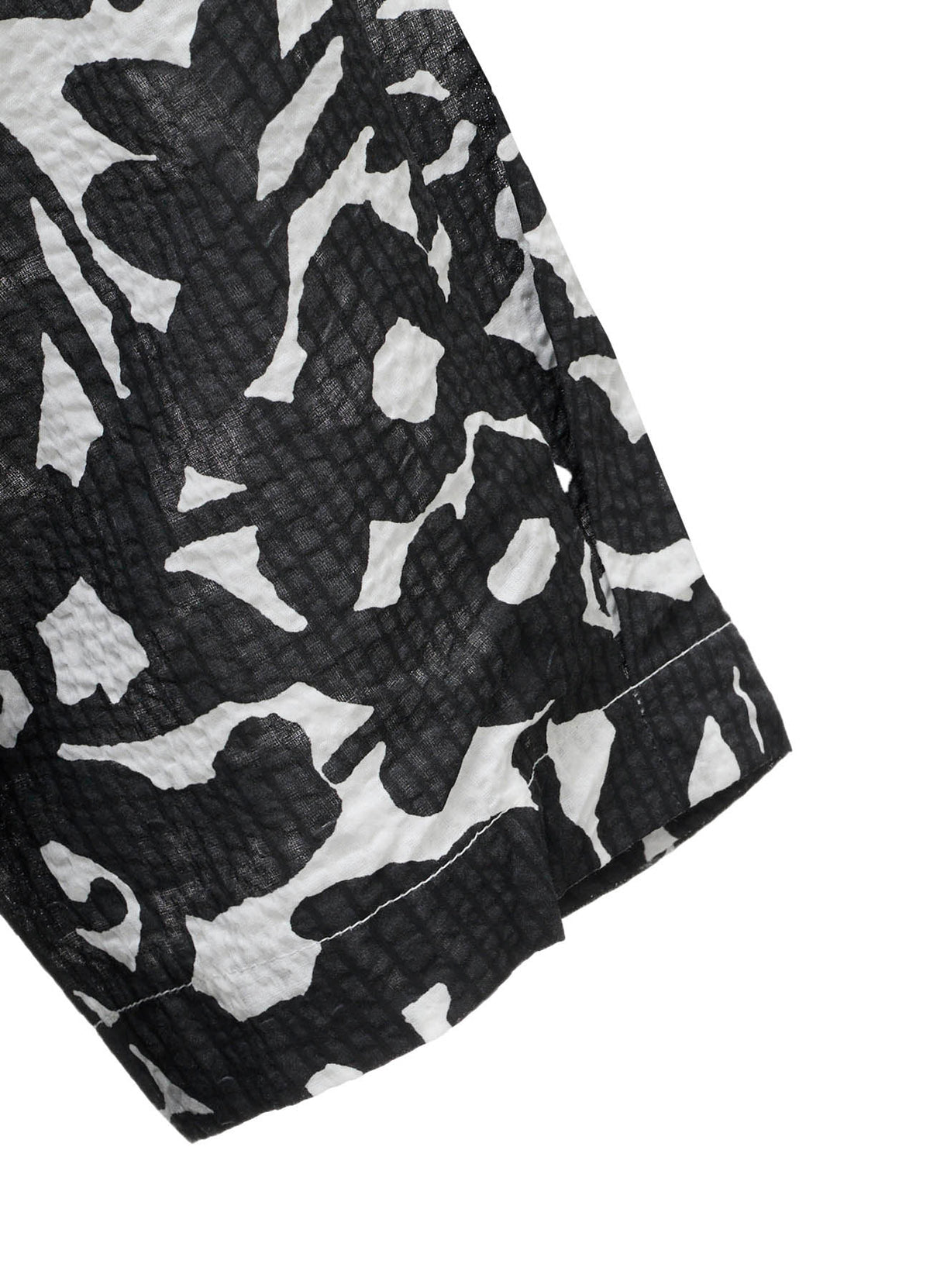 COTTON RIPPLE MOSAIC FLOWER PRINT TUNIC