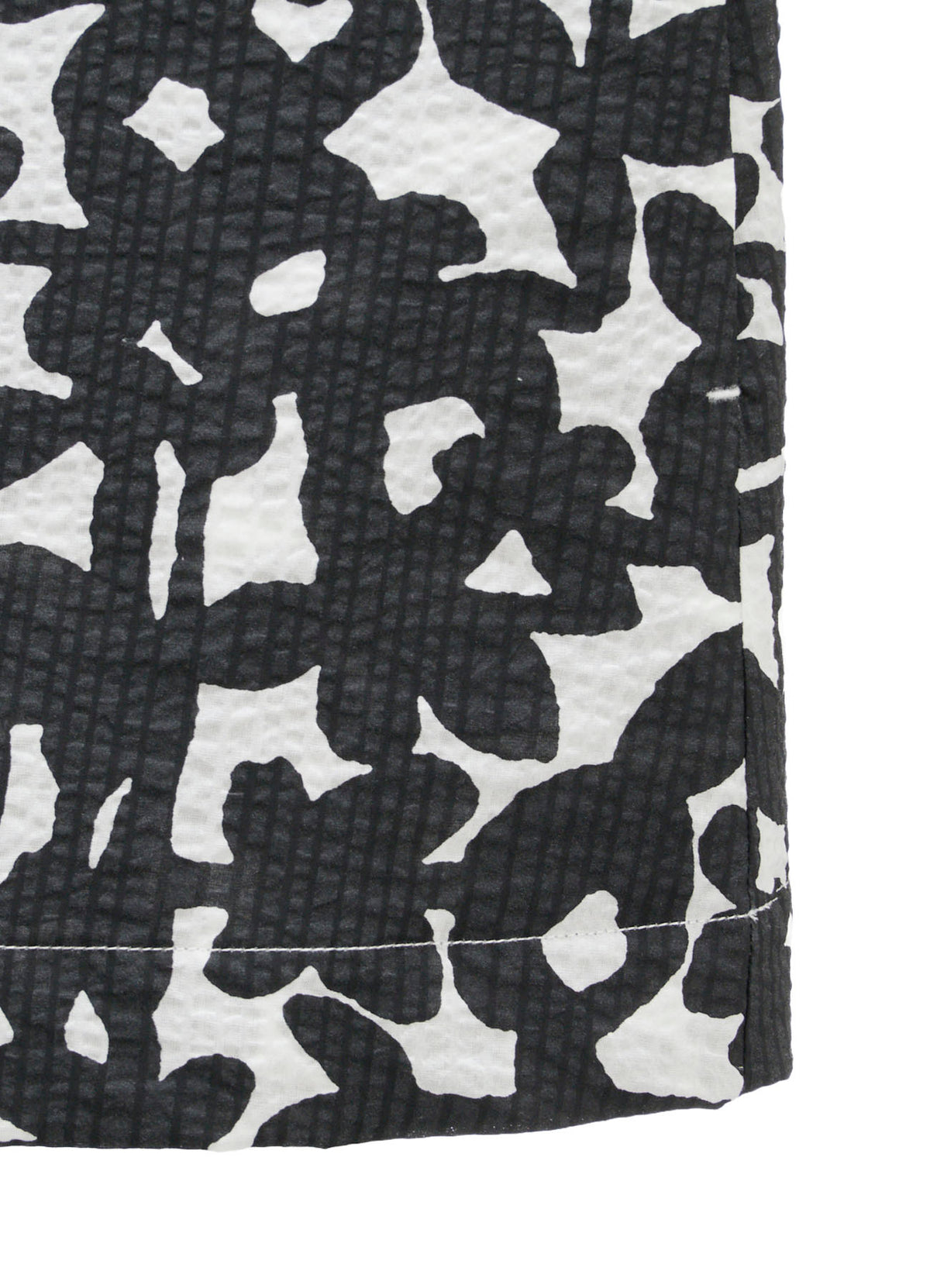 COTTON RIPPLE MOSAIC FLOWER PRINT TUNIC