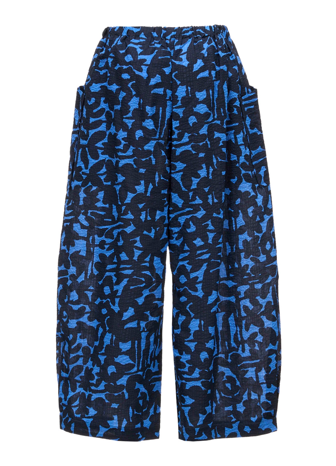 COTTON RIPPLE MOSAIC FLOWER PRINT PANTS – THE SHOP YOHJI YAMAMOTO