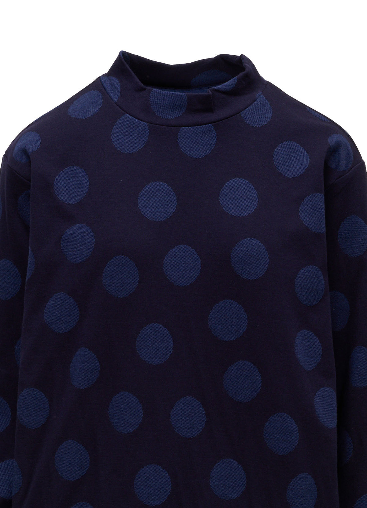 40/30 DUAL-LAYER DOT JACQUARD PULLOVER