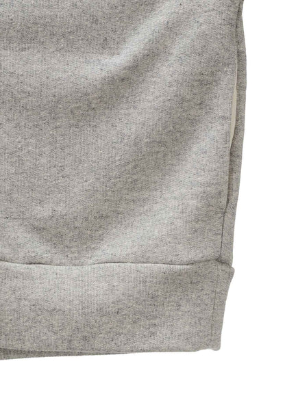 COTTON CELLULOSE FLEECE + LACE HOODIE
