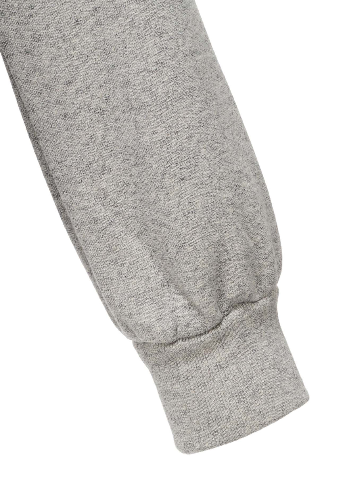 COTTON CELLULOSE FLEECE + LACE PULLOVER