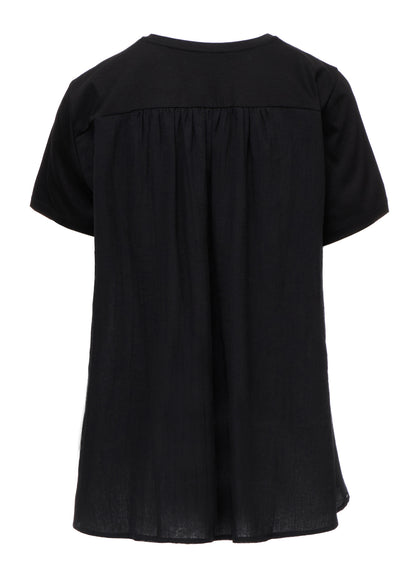 CE/C JERSEY + COTTON VOILE WASHER SHIRT