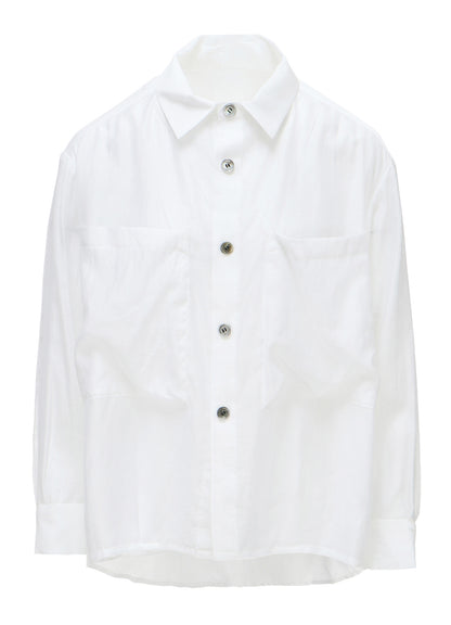 SHINY LAWN SHORT SHIRT