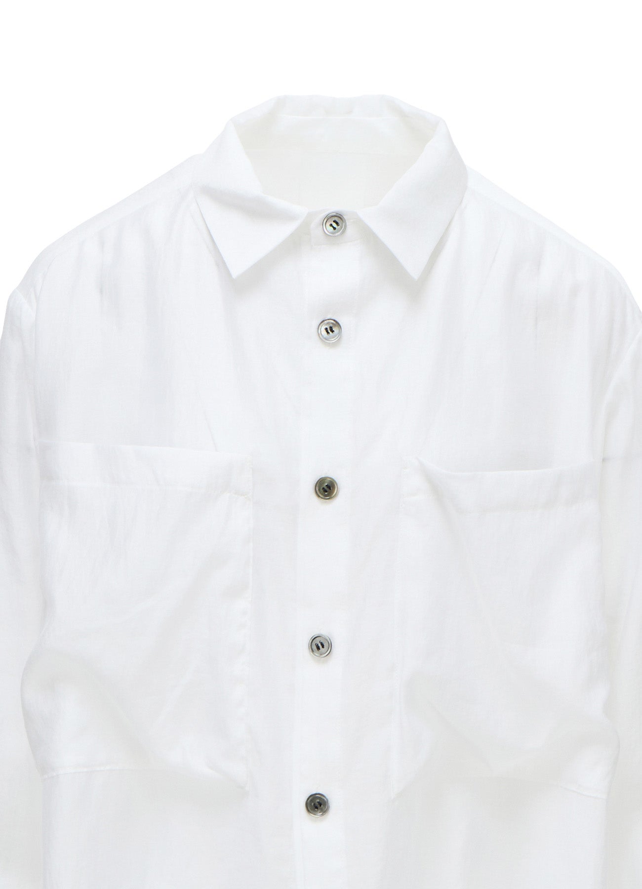 SHINY LAWN SHORT SHIRT