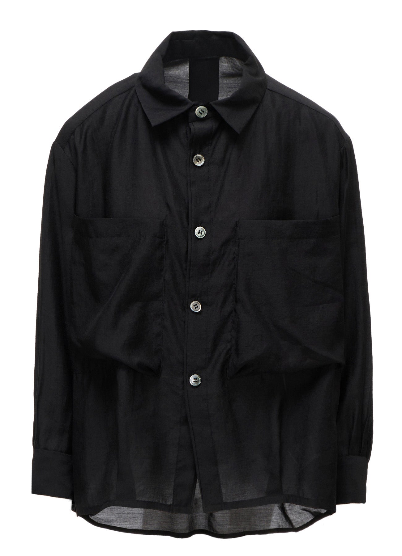 SHINY LAWN SHORT SHIRT