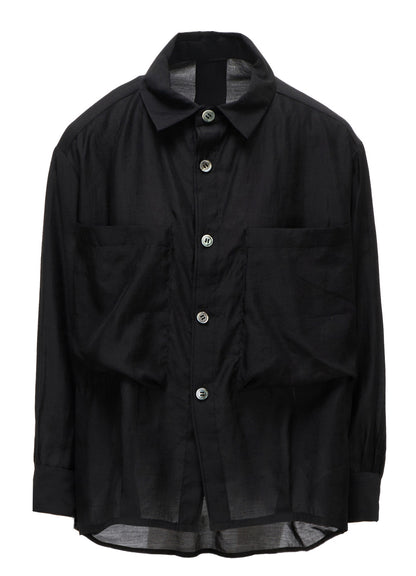 SHINY LAWN SHORT SHIRT