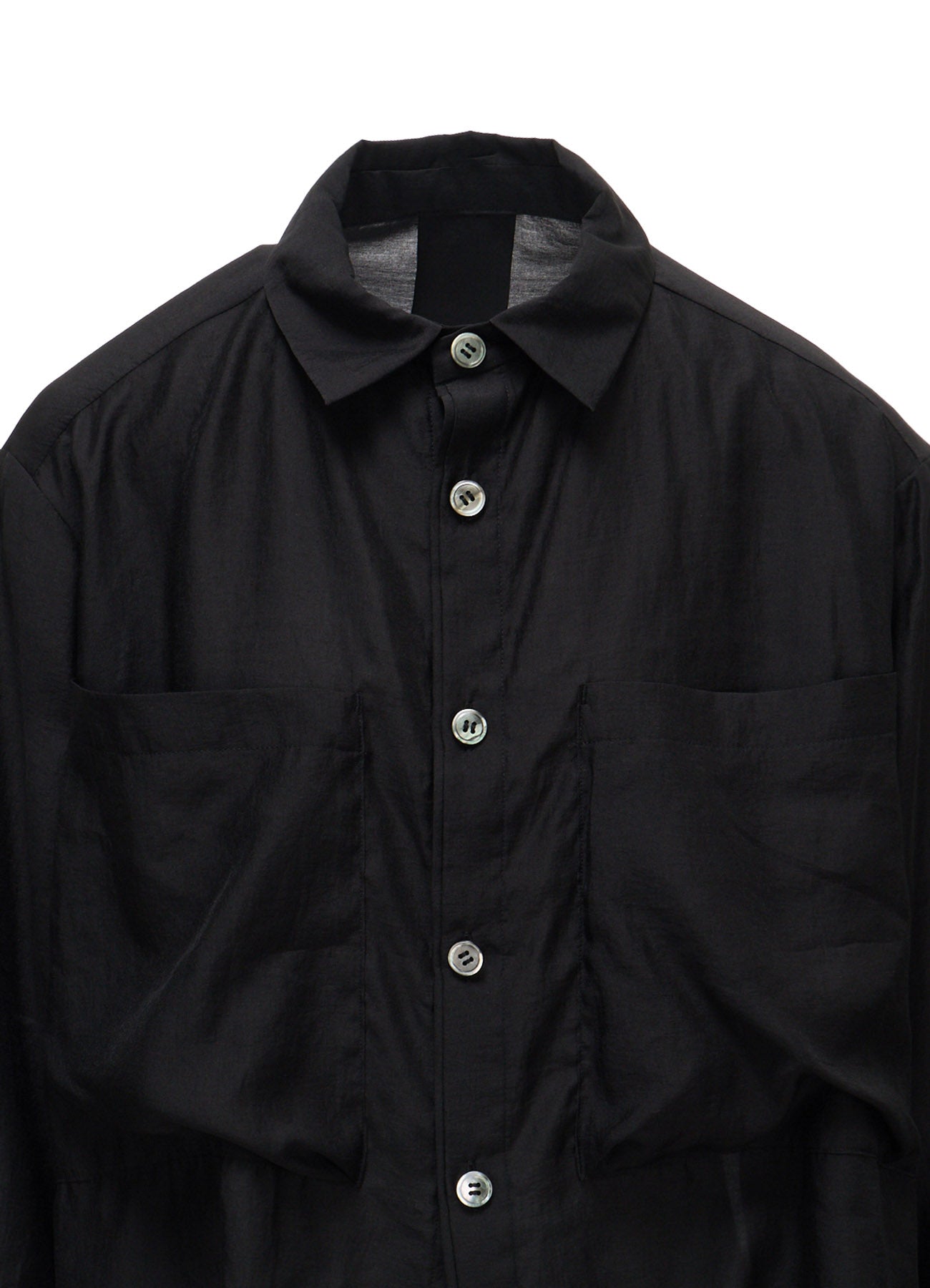 SHINY LAWN SHORT SHIRT