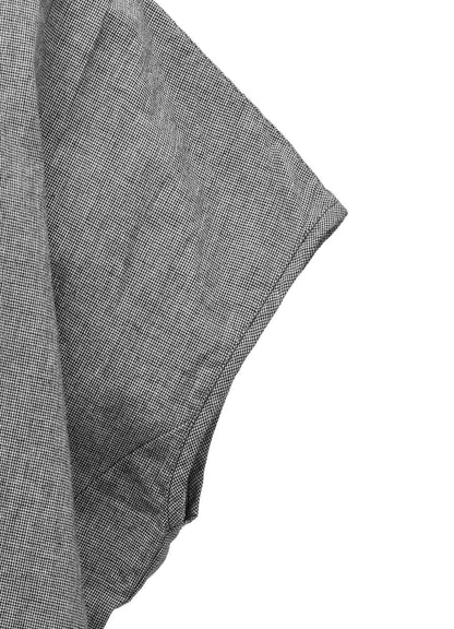 COTTON LINEN WASHER SLIT NECK ONE PIECE