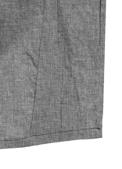 COTTON LINEN WASHER SLIT NECK ONE PIECE