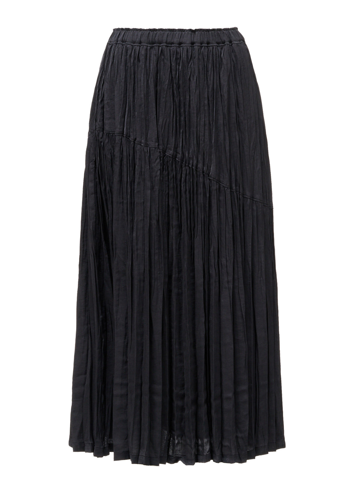 POLYESTER SATIN WASHER SKIRT