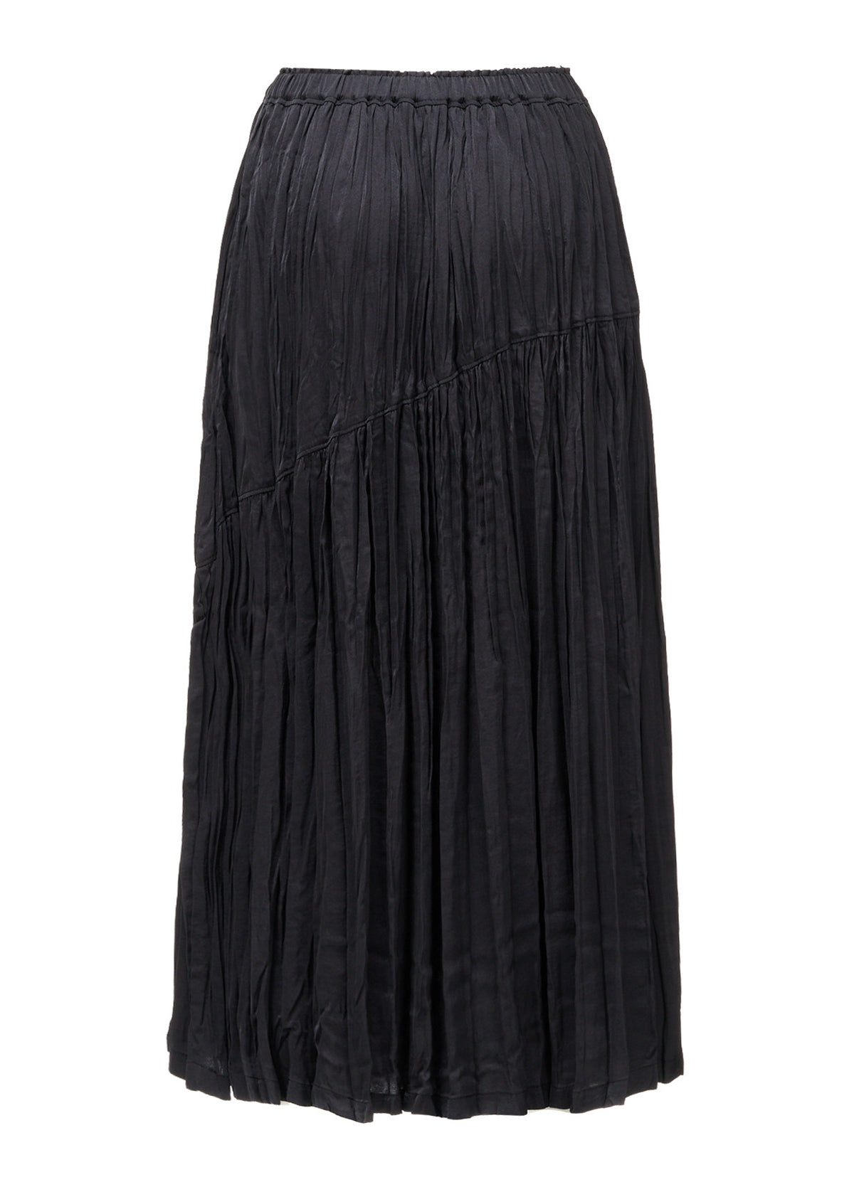POLYESTER SATIN WASHER SKIRT