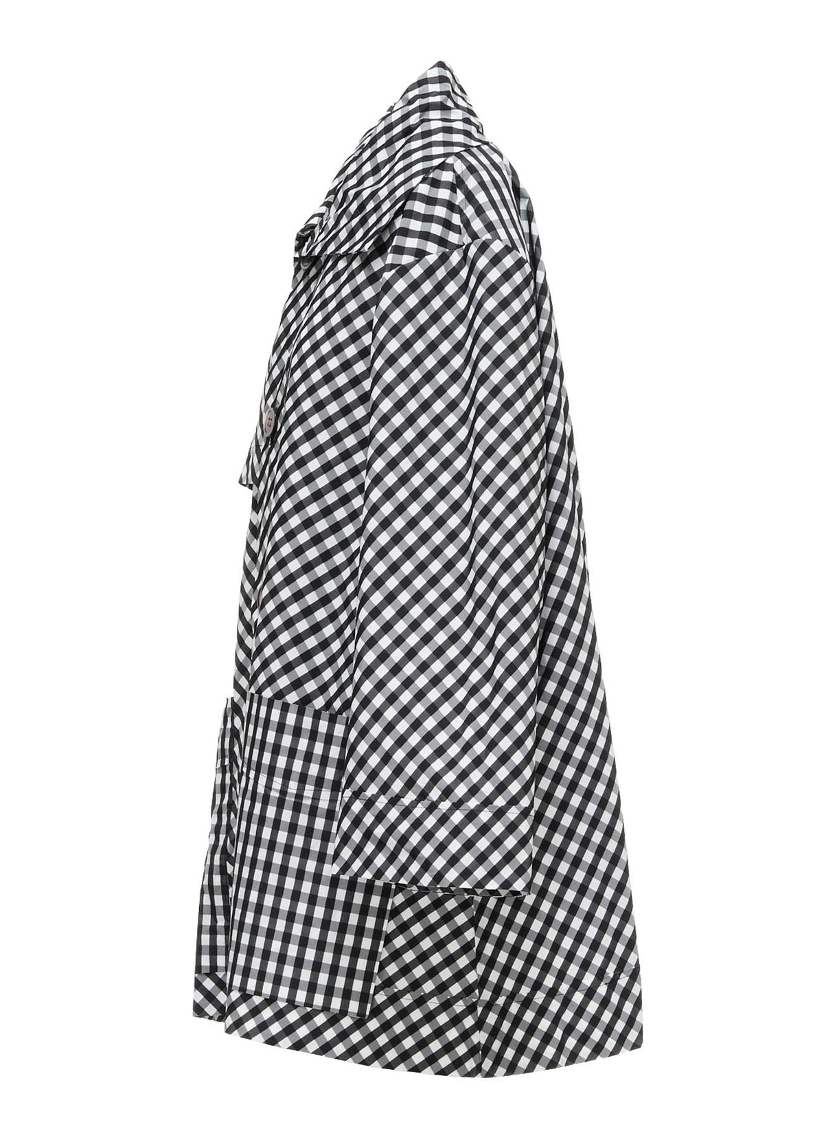 MEMORY TAFFETA PLAID COAT