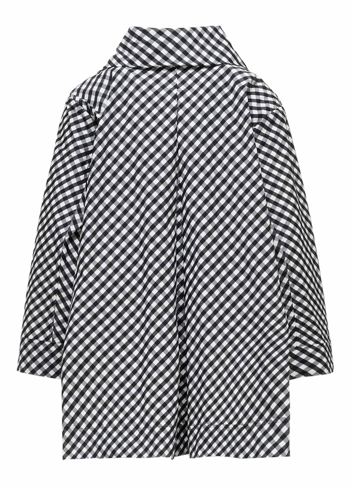 MEMORY TAFFETA PLAID COAT