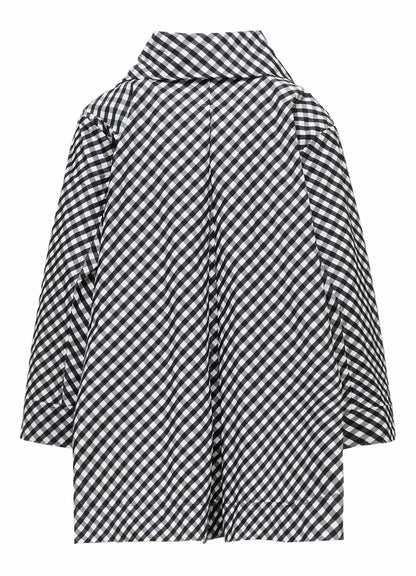 MEMORY TAFFETA PLAID COAT