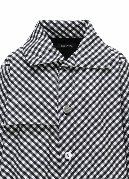 MEMORY TAFFETA PLAID COAT