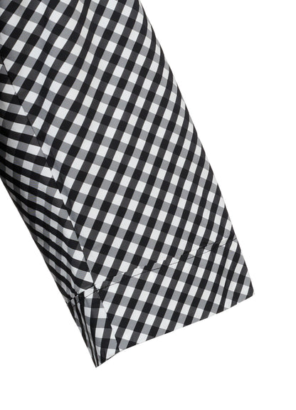 MEMORY TAFFETA PLAID COAT