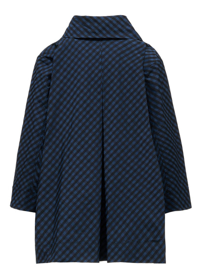 MEMORY TAFFETA PLAID COAT