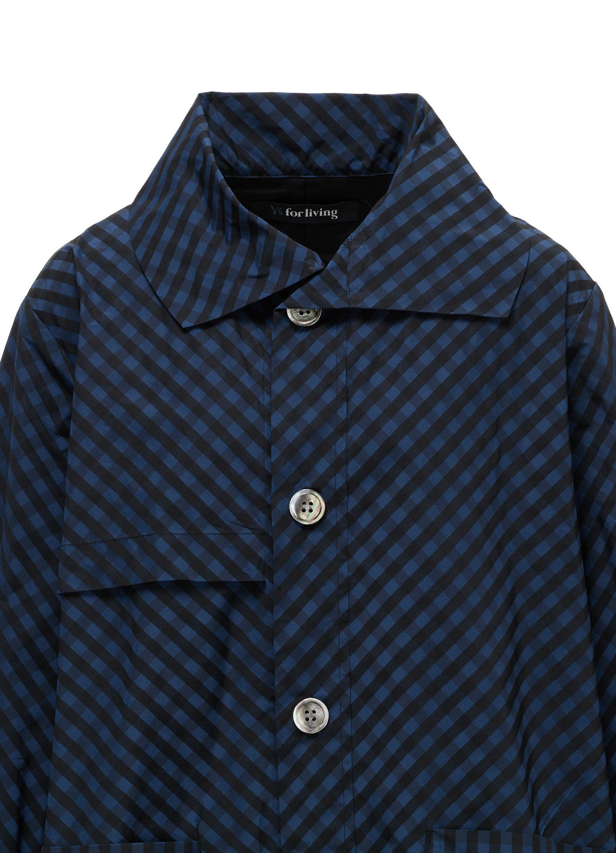 MEMORY TAFFETA PLAID COAT